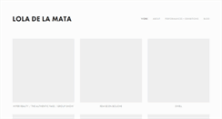 Desktop Screenshot of loladelamata.com